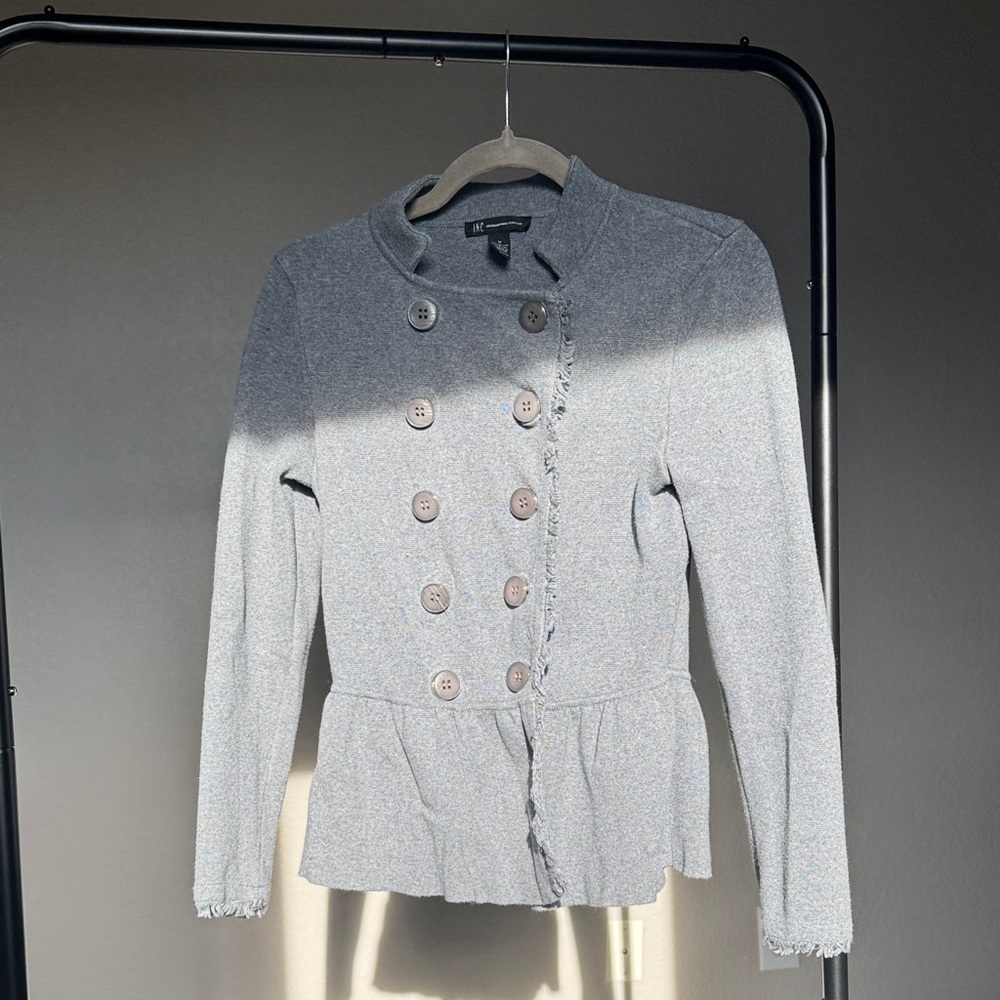 International Concepts INC Blazer with Button Detail